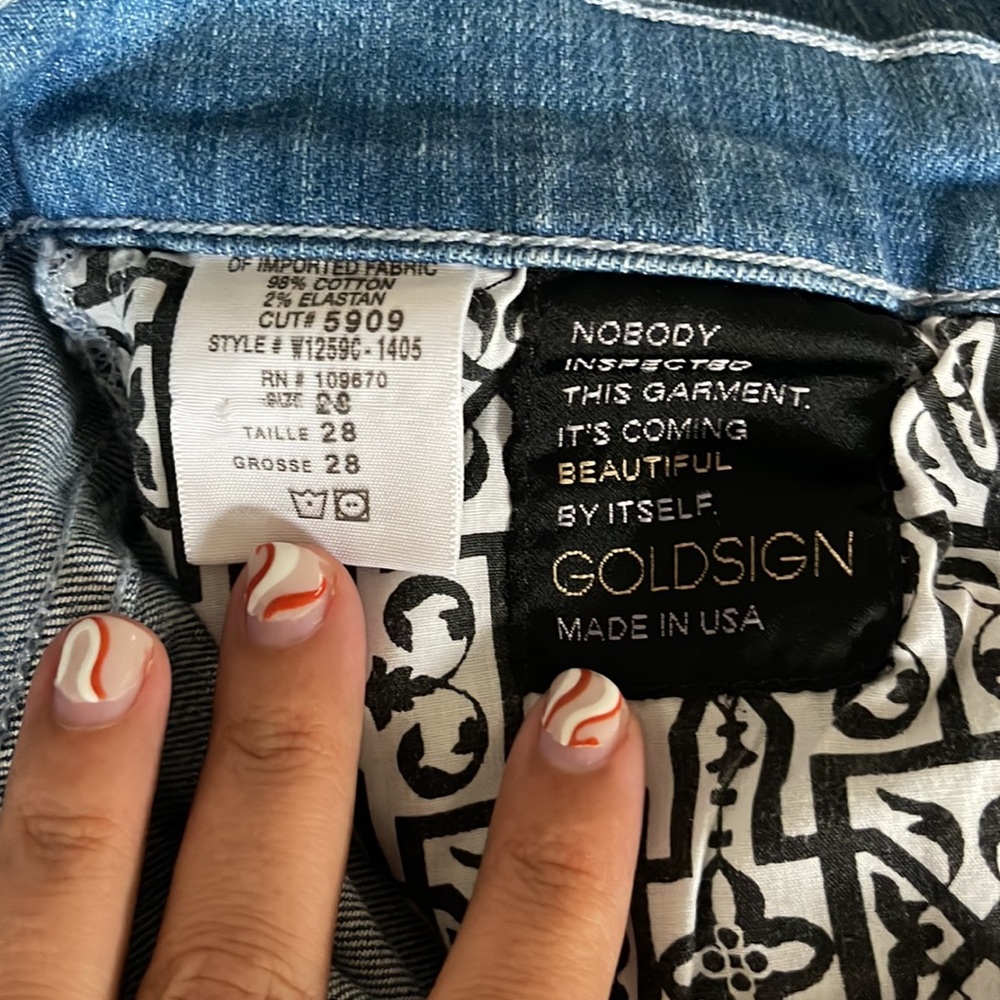 Goldsign Stardust Flare Jeans - Picture 9 of 10